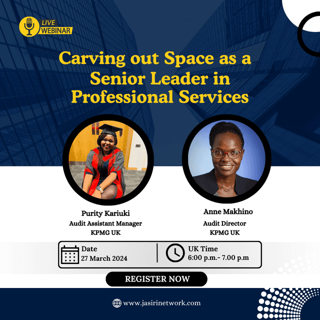 Carving out space as a senior leader in professional services