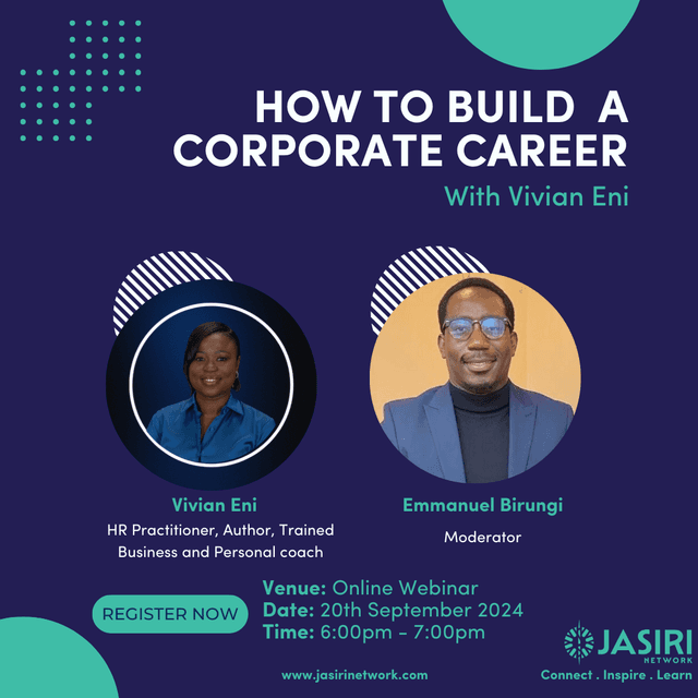 How To Build A Corporate Career With Vivian Eni